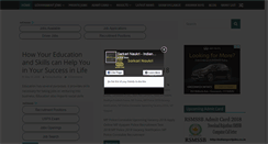 Desktop Screenshot of indiangovtjobs.co.in